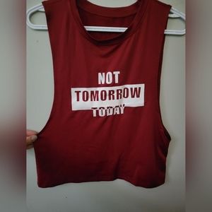 Gym shirt burgundy